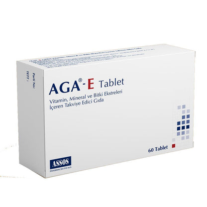 Complément alimentaire Aga-E - 60 comprimés au palmier nain, à la biotine et au zinc