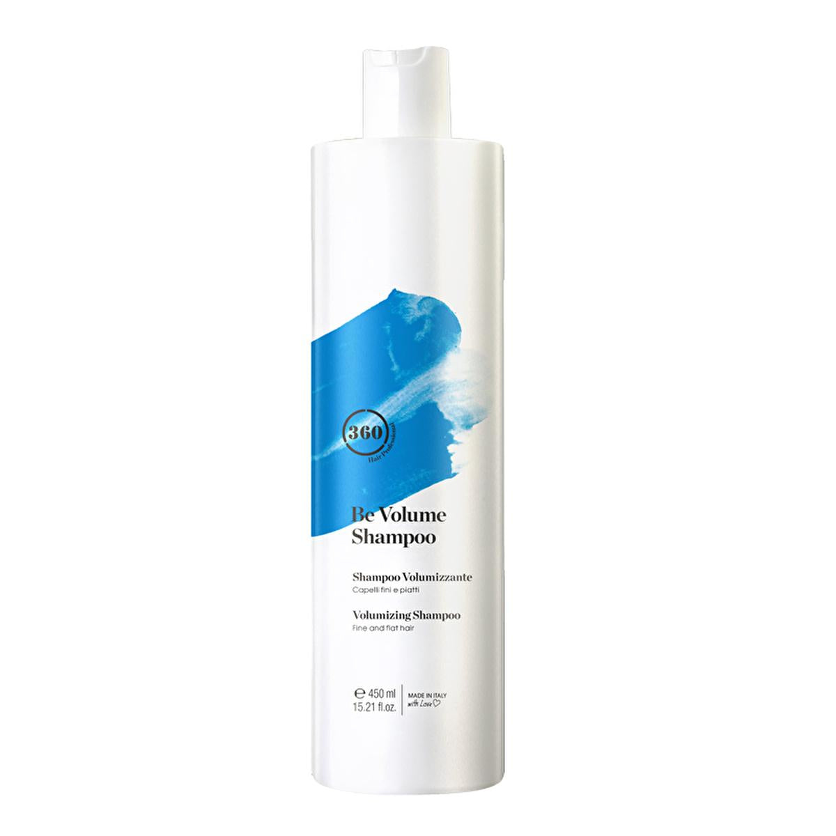 360 Hair: Volume Shampoo 450ml - Achieve Fuller, Thicker Hair. Professional Volume Enhancing Shampoo for Fine & Flat Hair