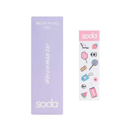 Soda Brow Fixing Gel 5 ml - Eyebrow Gel for Groomed Brows
