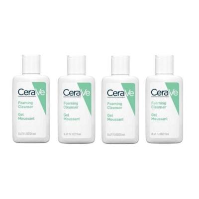 Limpiador espumoso CeraVe - Paquete de 4 | 20 ml cada uno