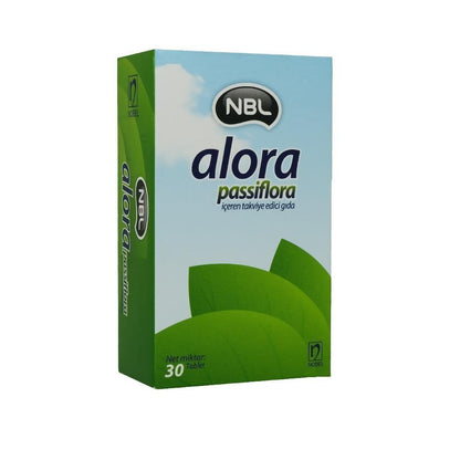 Alora Ultra Passiflora 30 tabletas - Suplemento natural para la relajación y el apoyo al sueño para adultos