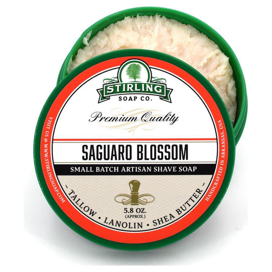 Stirling Soap Co. Saguaro Blossom Shaving Collection Shaving Set Pasteur Pharmacy Shaving Soap 5.8oz