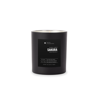 Hotel Collection Classic Sakura Candle Candle Hotel Collection Black