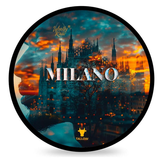 Wholly Kaw Milano Shaving Collection Shaving Set Pasteur Pharmacy Siero Base Tallow Shaving Soap 5.8 oz