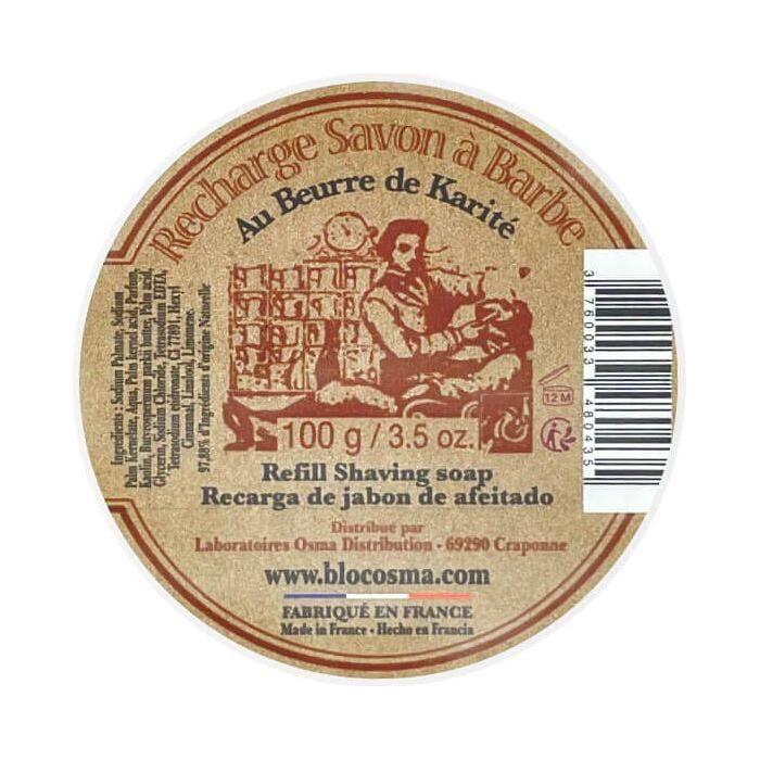 Osma Shaving Soap with Shea Butter Refill 3.5Oz Shaving Soap Pasteur Pharmacy