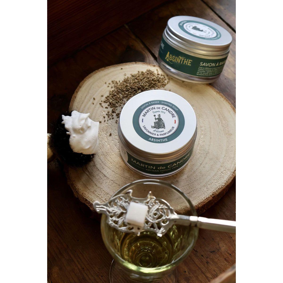 Martin de Candre Absinthe Scented Shaving Soap Shaving Soap Pasteur Pharmacy 200g