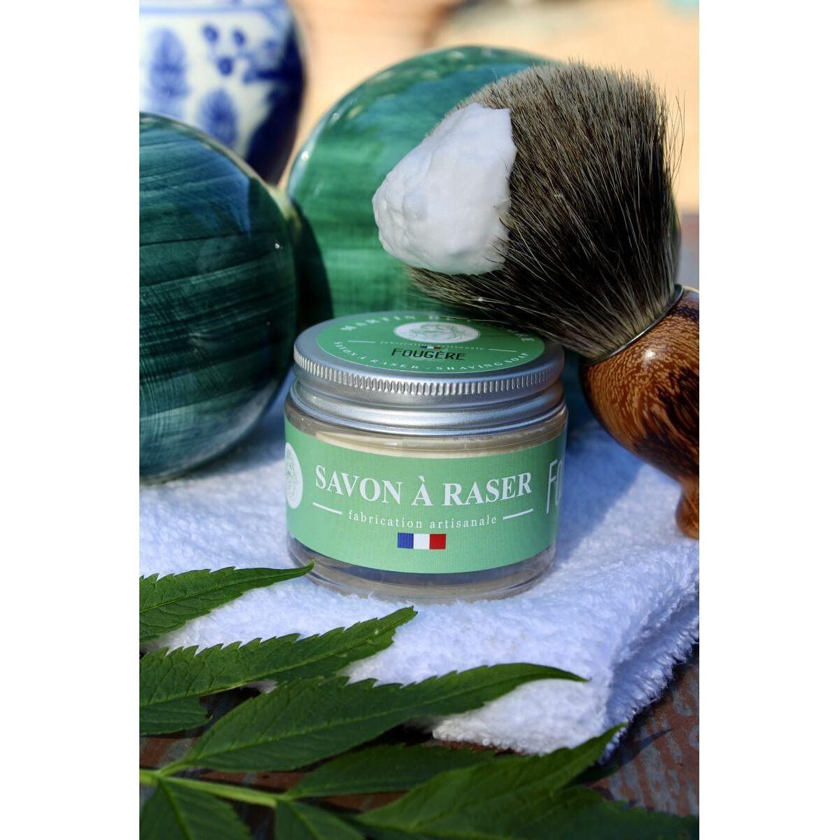 Martin de Candre Fern Fougere Collection Shaving Soap Shaving Soap Pasteur Pharmacy Glass Bowl 50g