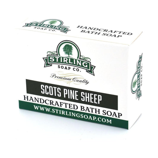 Stirling Soap Co. Scots Pine Sheep Bath Soap 5.5 Oz Bath Soap Pasteur Pharmacy