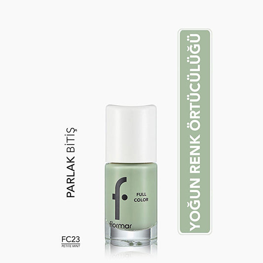 Esmalte de uñas Flormar Full Color de alta pigmentación: esmalte de uñas de alta pigmentación para un color vibrante y duradero
