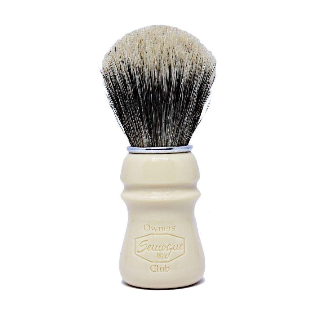 Semogue Owners Club (SOC) Taj Resin Boar and Badger Blend Shaving Brush Pasteur Pharmacy