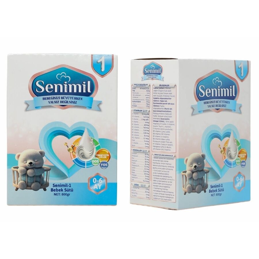 Senimil 1 Infant Formula for Healthy Growth 0-6 Months 800g