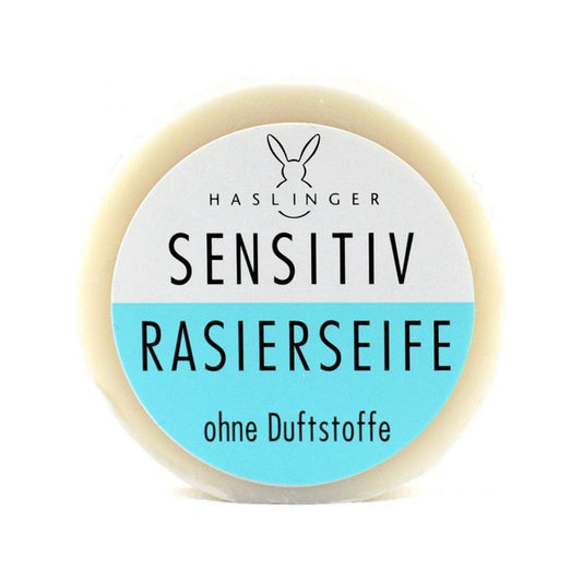Haslinger Sensitive Shaving Soap 60 g Shaving Soap Pasteur Pharmacy