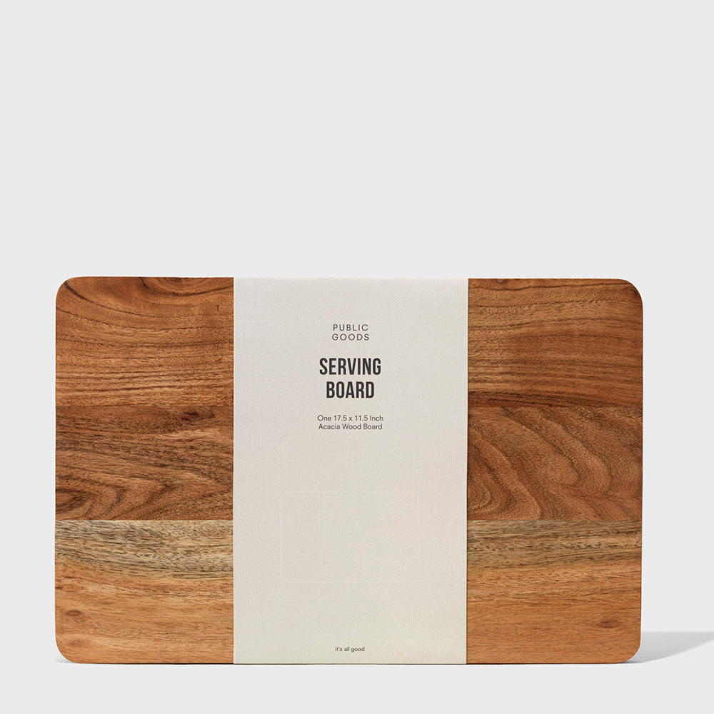 Large Wood Serving Board Kitchen & Dining Public Goods