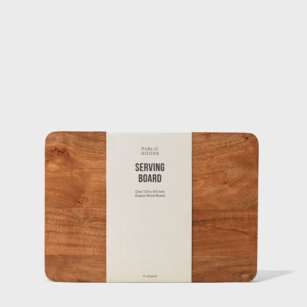 Small Wood Serving Board Public Goods