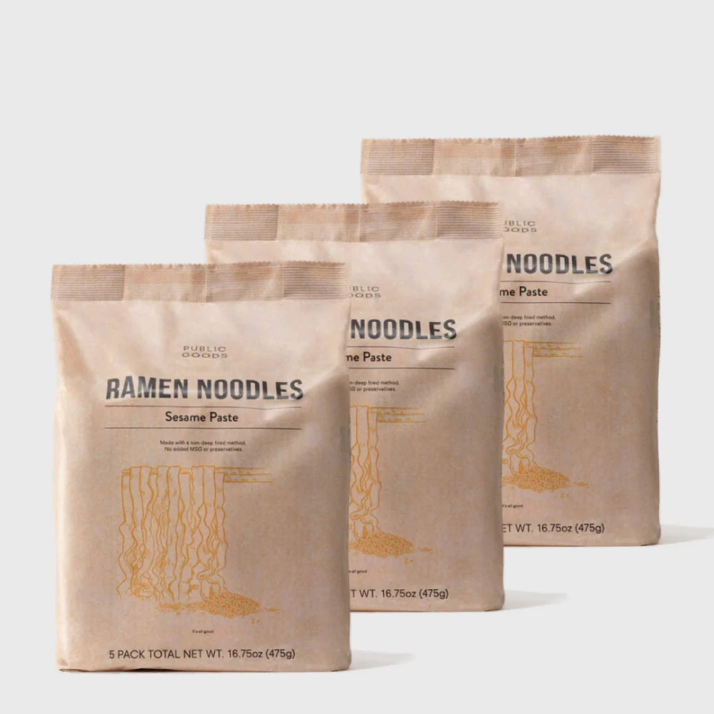 Original Ramen Noodles Grocery Public Goods Sesame Paste 15ct (3 packs)