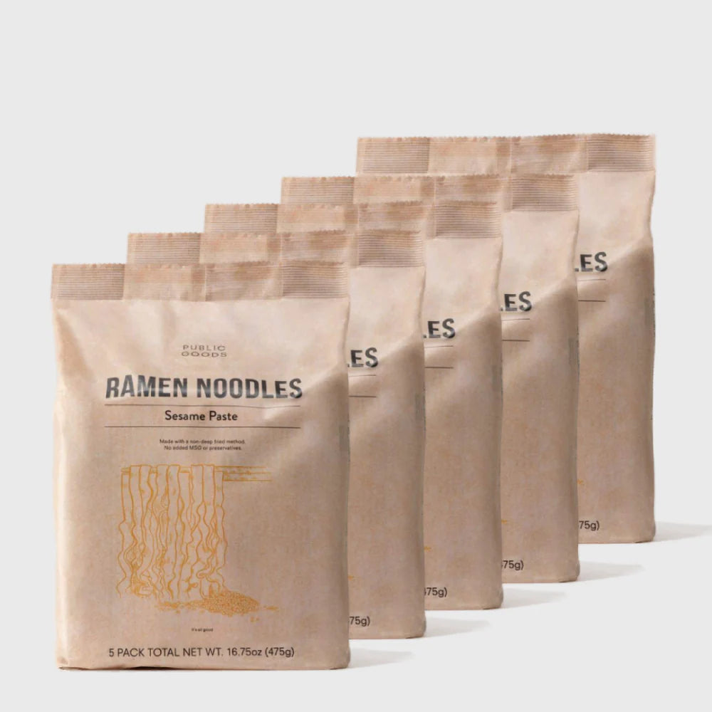Sesame Paste Ramen Noodles Grocery Public Goods 25 pack