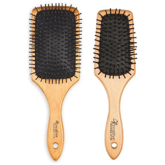 Eco-Friendly Wood Paddle Nylon Hair Brush Hair Brush Pasteur Pharmacy CP-WL & CP-WS