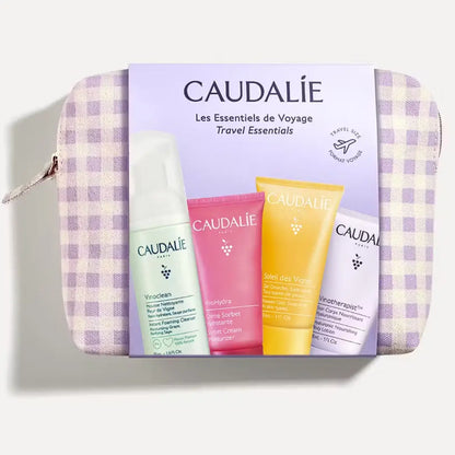 Coffret voyage 4 pièces Caudalie pour une peau éclatante
