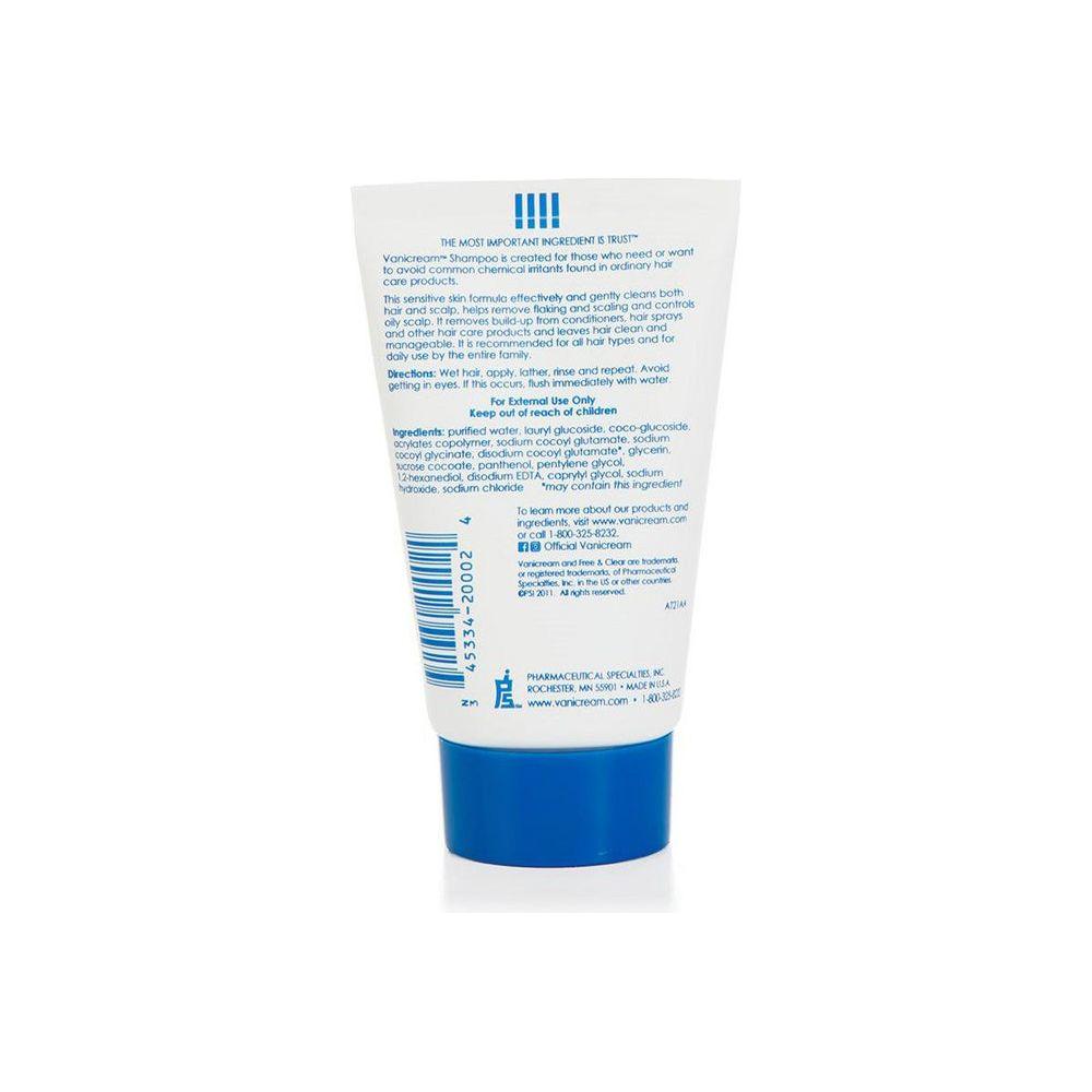 Vanicream Shampoo - 2 fl oz Shampoo Pasteur Pharmacy