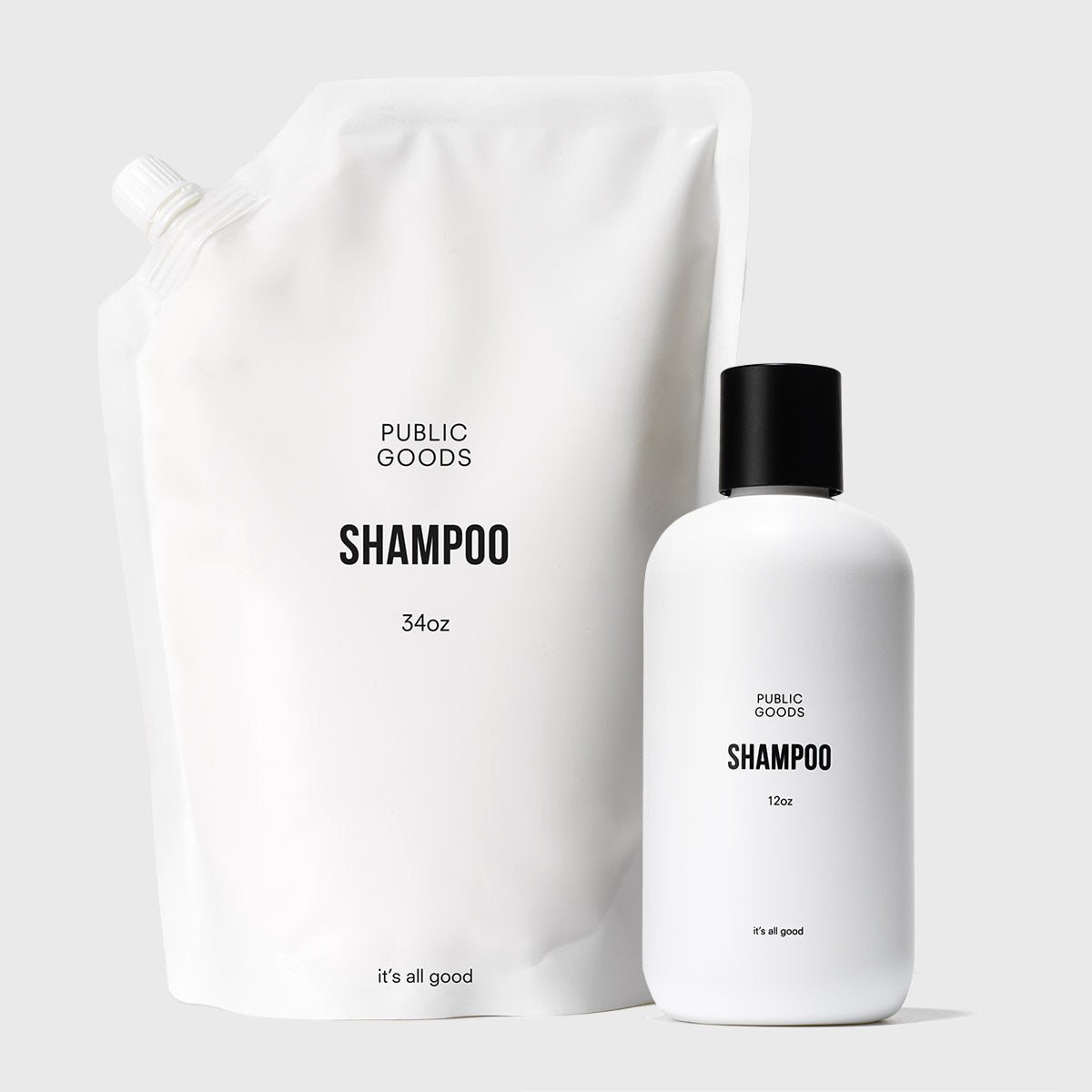 Shampoo Personal Care Public Goods Classic Citrus 12 fl oz & 34 fl oz (Full & Refill)