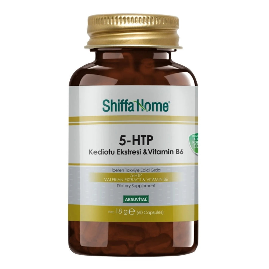 Suplemento dietético de 5-HTP Shiffa Home para el equilibrio diario, 60 tabletas
