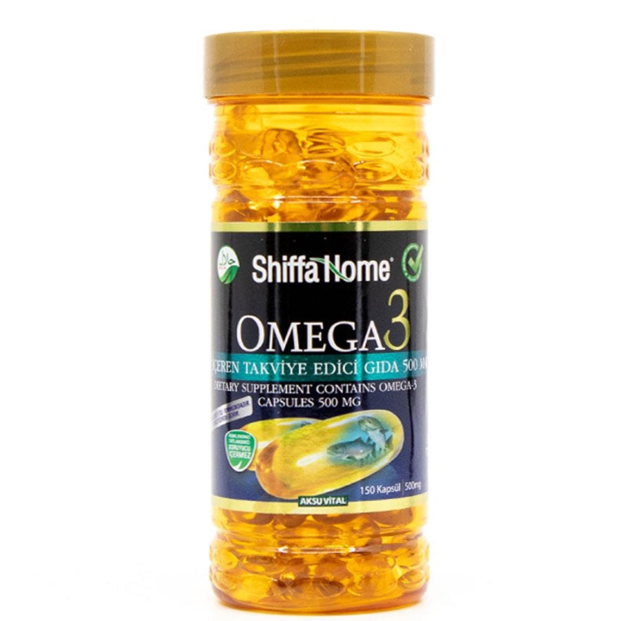Shiffa Home Omega-3 Fish Oil Dietary Supplement 150 Softgels