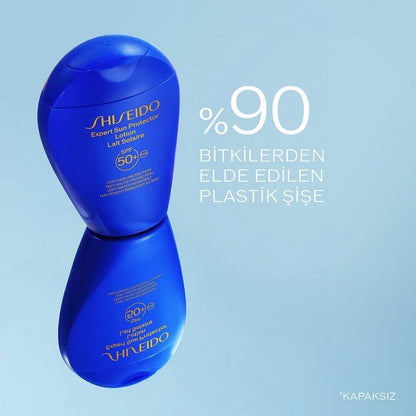 Loción protectora solar Shiseido GSC Blue Expert SPF50+ 50ml