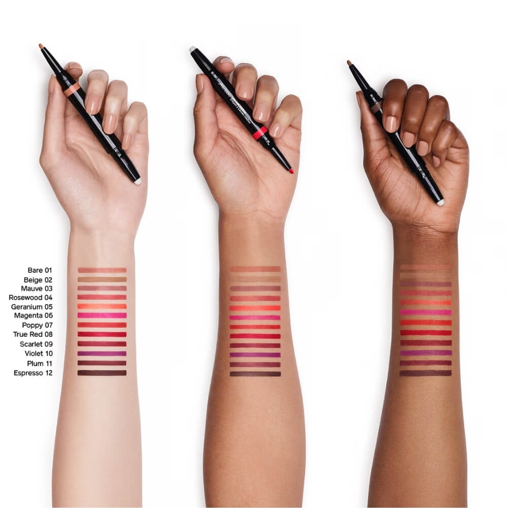 Shiseido Lipliner InkDuo 01 Bare Base à lèvres double embout 1,1 g