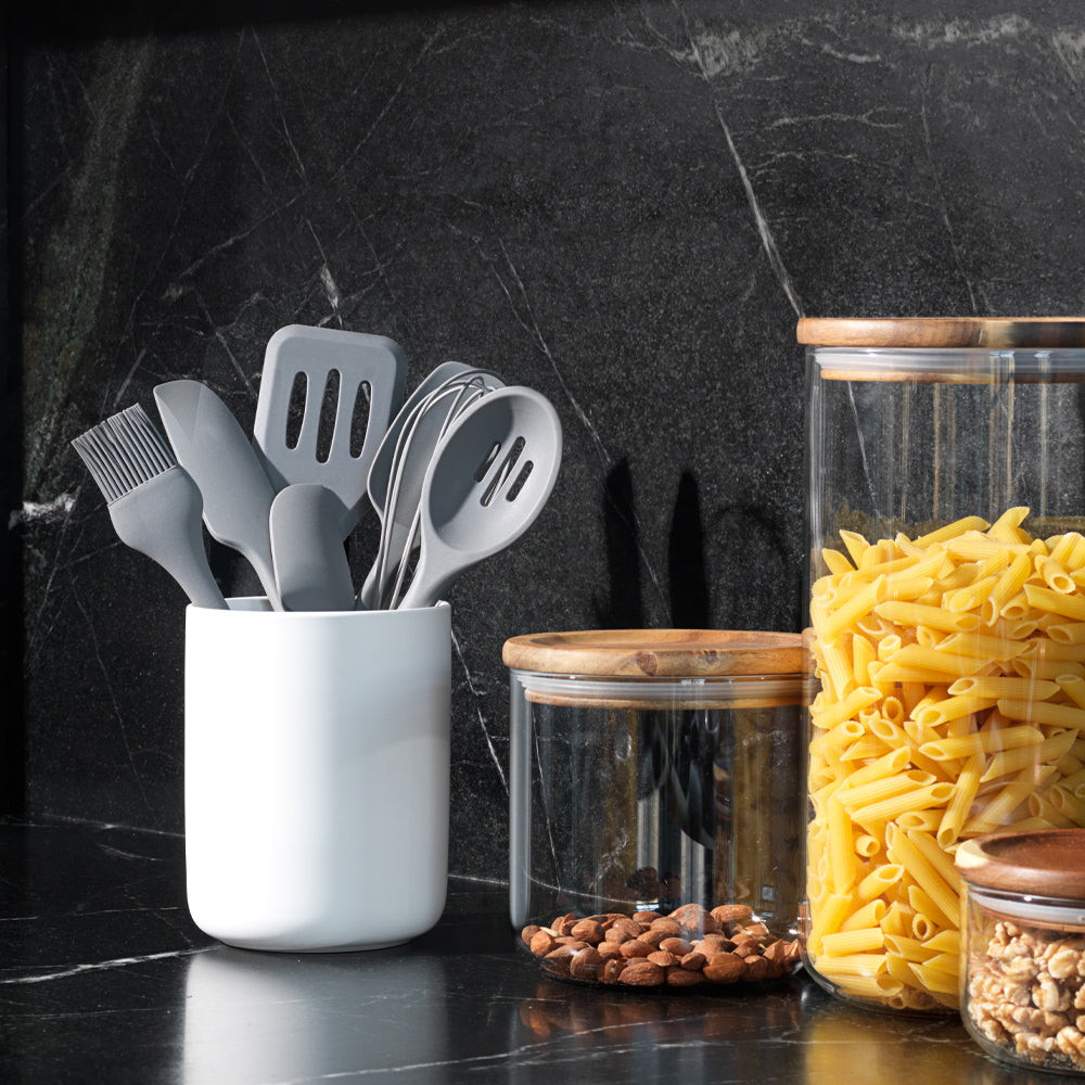 Short Stoneware Utensil Holder Public Goods