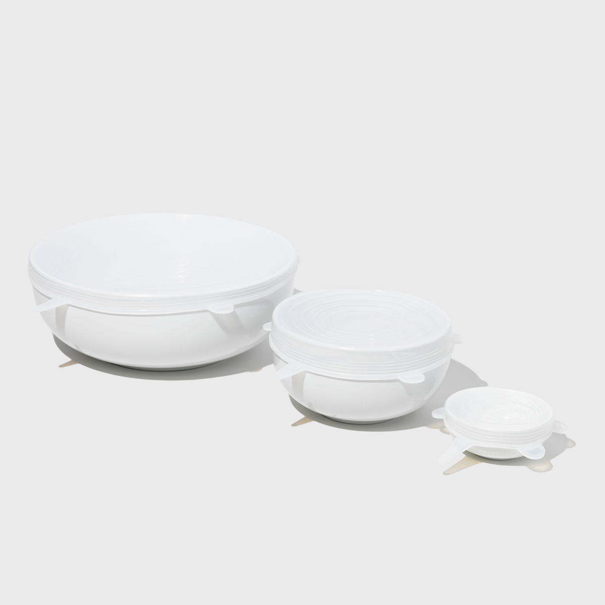Silicone Bowl Covers (6 ct) Household Public Goods