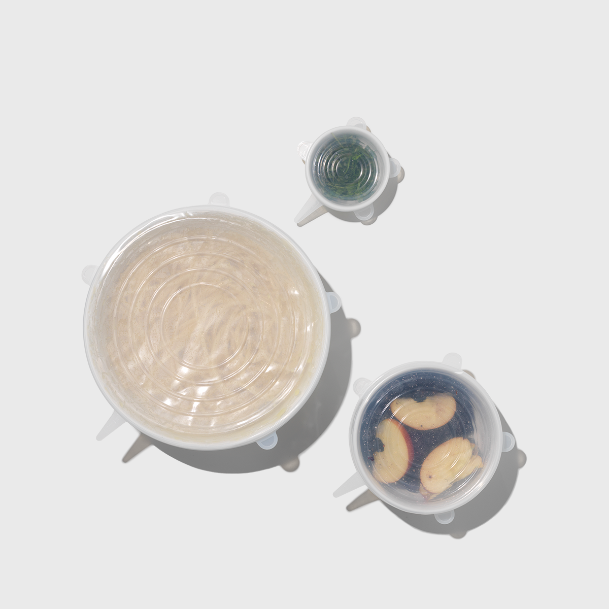 Silicone Bowl Covers (6 ct) Household Public Goods