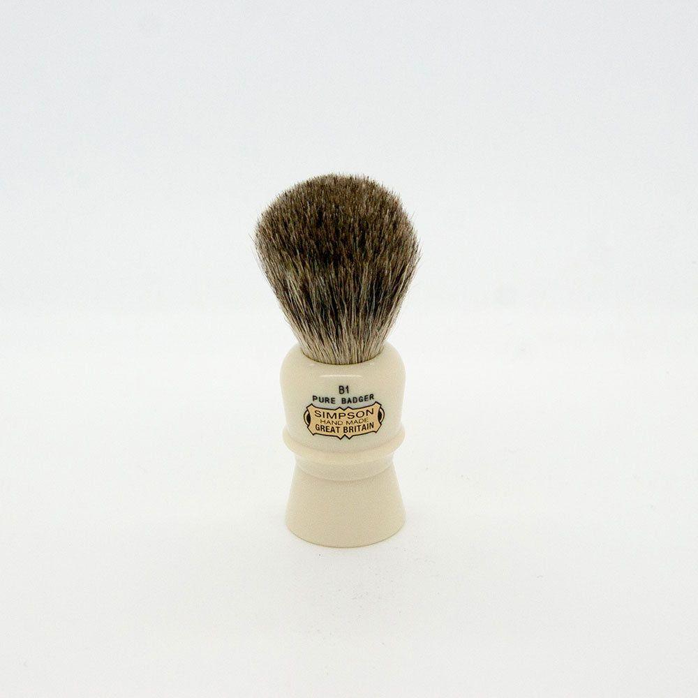 Simpsons Beaufort B1 Pure Badger Shaving Brush Shaving Brush Pasteur Pharmacy