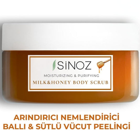 Gommage nourrissant pour le corps Sinoz au miel et au lait 300 g