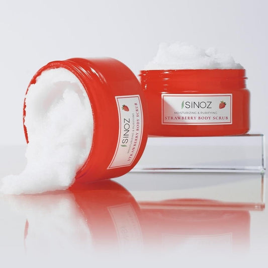 Sinoz Gommage Corporel à la Fraise Nourrissant & Purifiant 300g