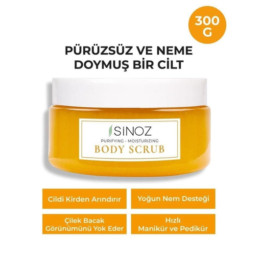 Gommage corps nourrissant et purifiant au sel marin Sinoz 250 ml