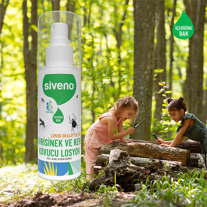 Lotion protectrice en spray Siveno à l'eucalyptus citronné 100 ml