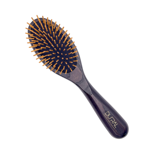 Dural Ash Wood rubber cushion hair brush with wooden pins Hair Brush Pasteur Pharmacy
