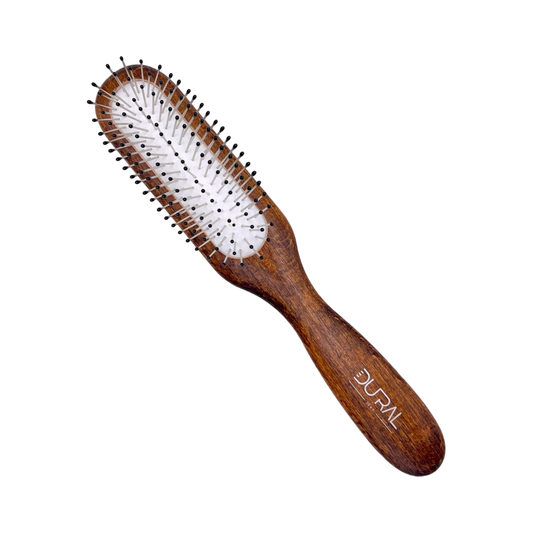 Dural Beech wood rubber cushion hair brush with steel pins and ball tips Hair Brush Pasteur Pharmacy