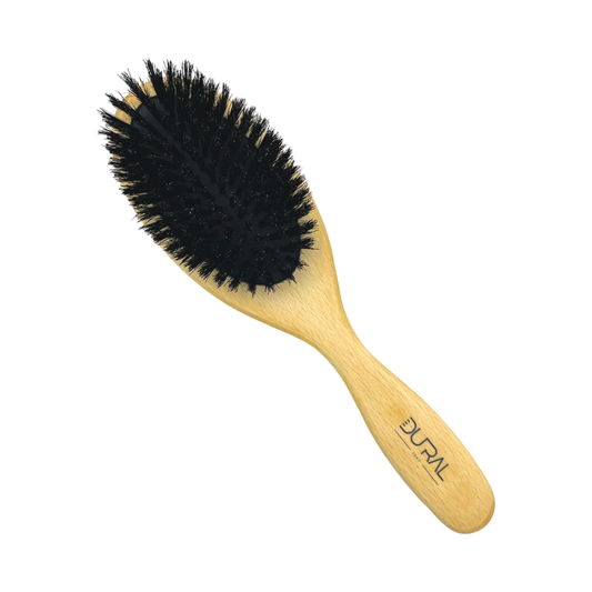 Dural Beech wood rubber cushion hair brush with boar bristles Hair Brush Pasteur Pharmacy