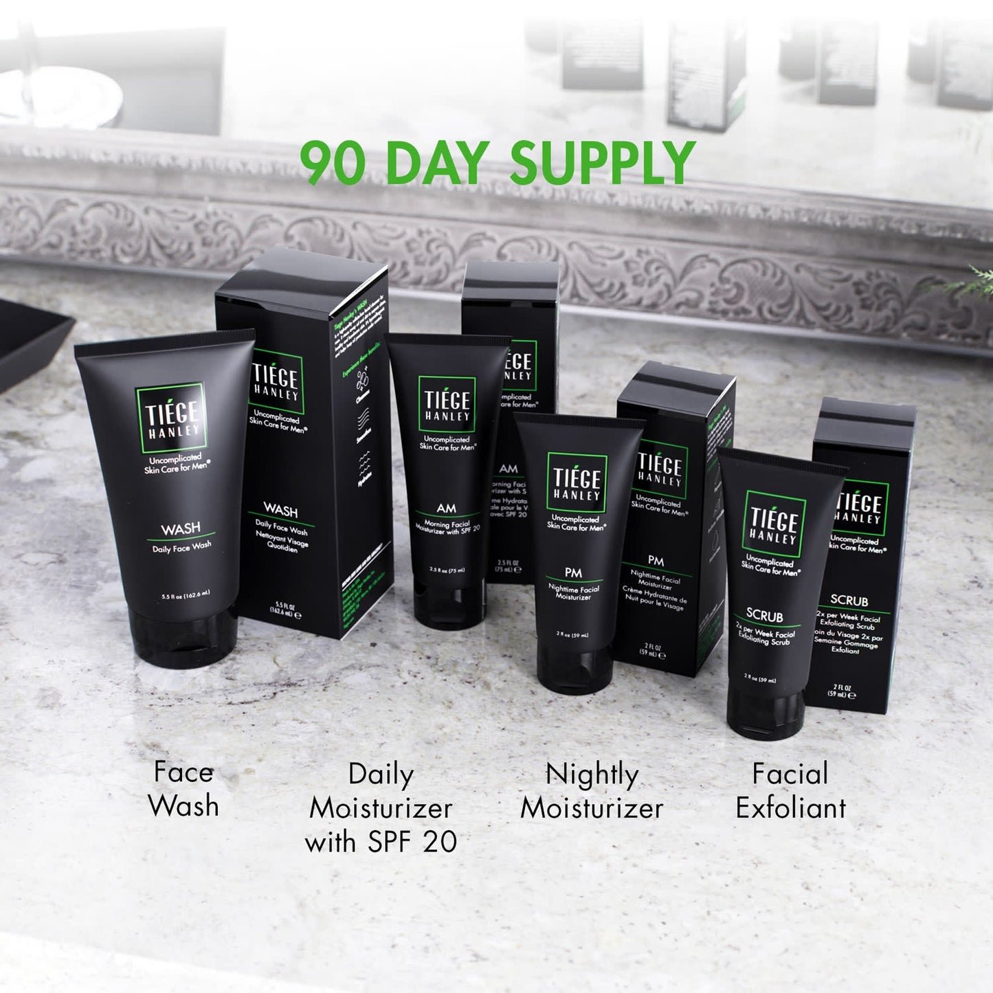 The Essential Skin Care Routine for Men System Tiege Hanley