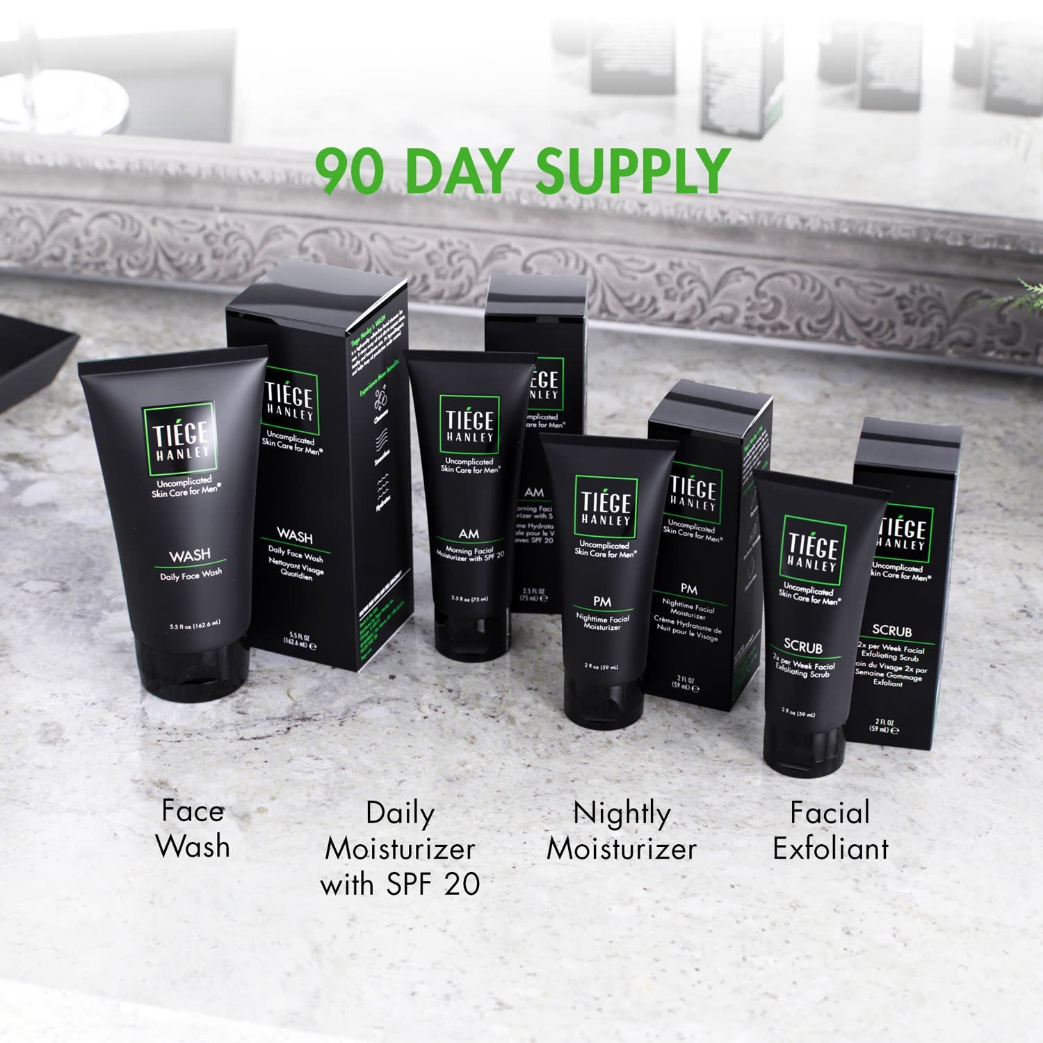 The Essential Skin Care Routine for Men System Tiege Hanley