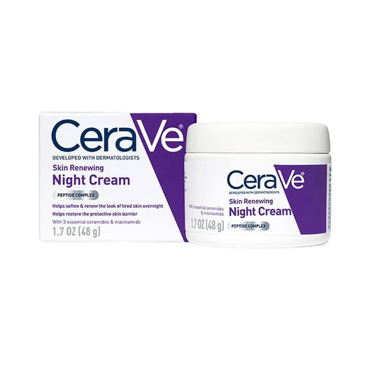 CeraVe Skin Renewing Night Cream, 1.7 oz Jar Skin Care Pasteur Pharmacy