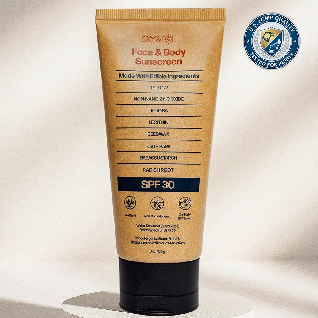Sky and Sol Face & Body Sunscreen Sunscreen Sky and Sol SPF 30
