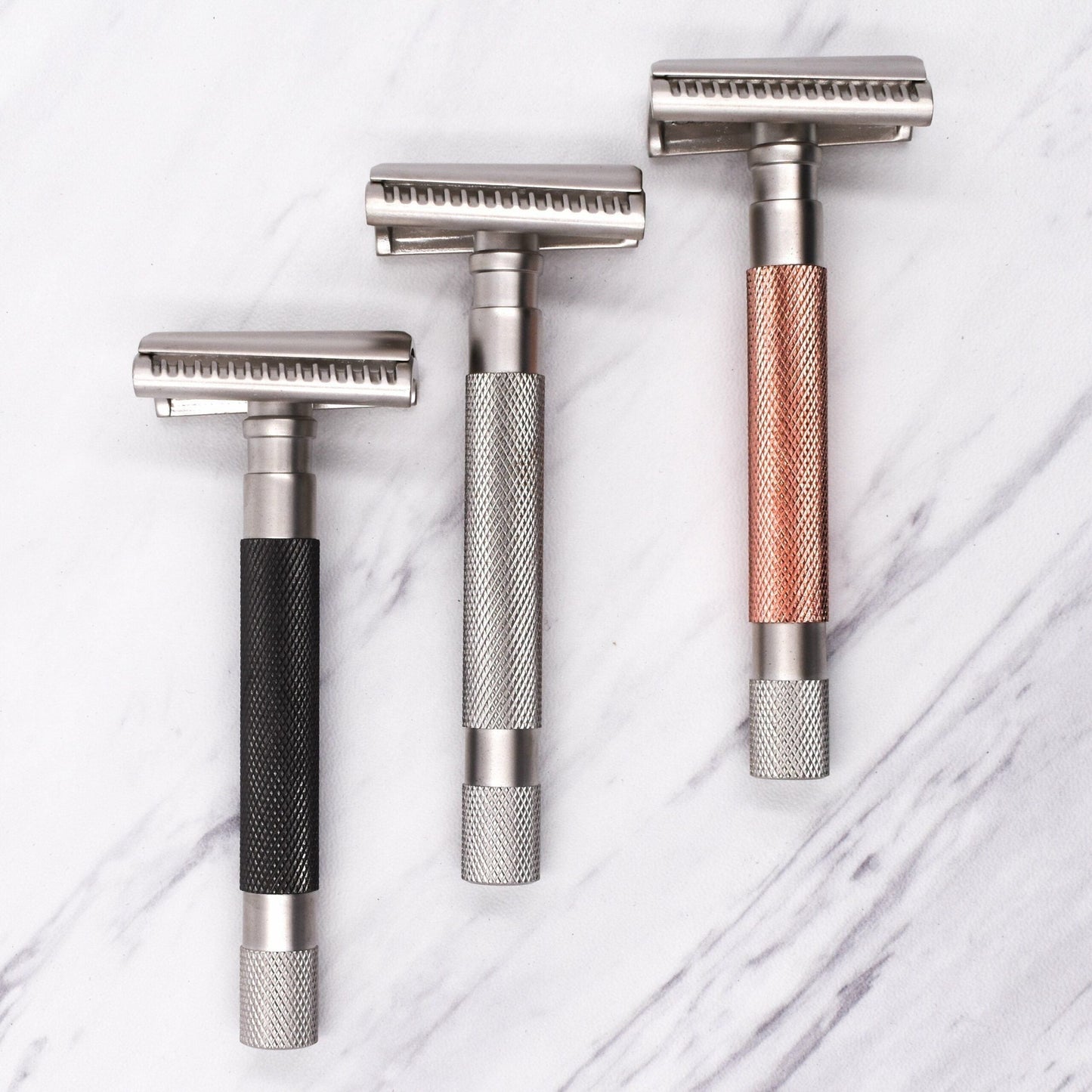 Parker 55SL-GR Graphite Semi Slant 3 Piece Safety Razor Safety Razor Pasteur Pharmacy