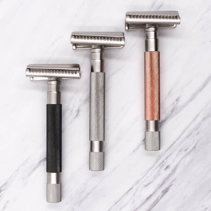 Parker 55SL-GR Graphite Semi Slant 3 Piece Safety Razor Safety Razor Pasteur Pharmacy