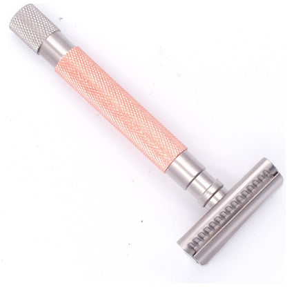 Parker 55SL-RG Rose Gold Semi Slant 3 Piece Safety Razor Safety Razor Pasteur Pharmacy
