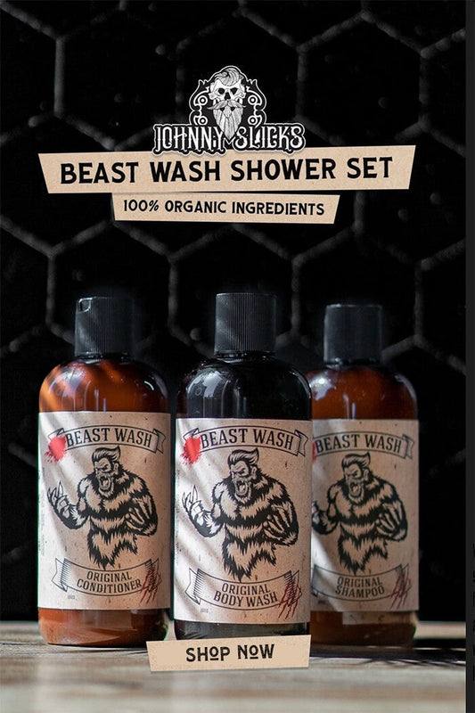 Johnny Slicks Beast Wash Shower Set Johnny Slicks