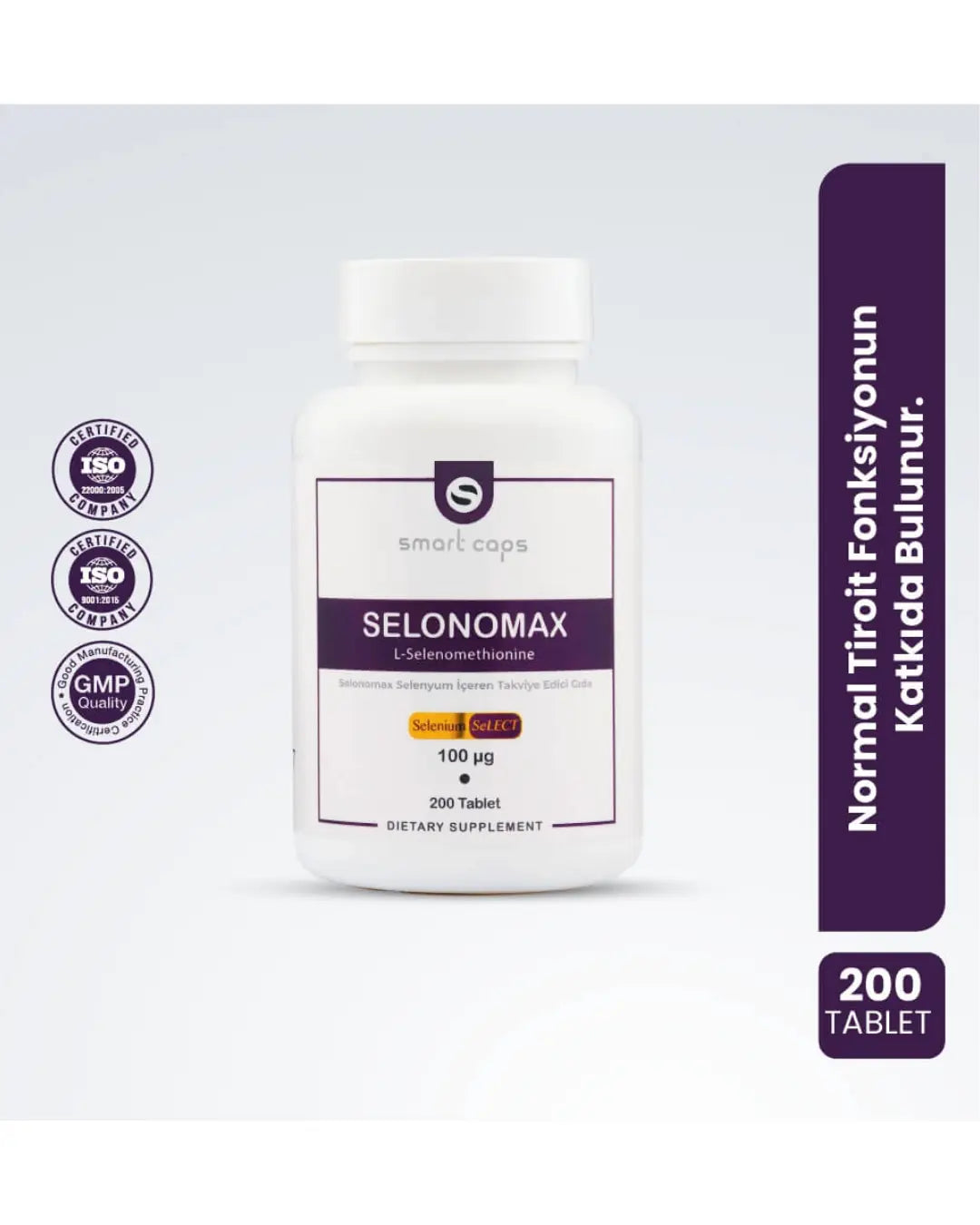 Smartcaps Selonomax Selenium 200 Mcg Dietary Supplement 30 Tablets
