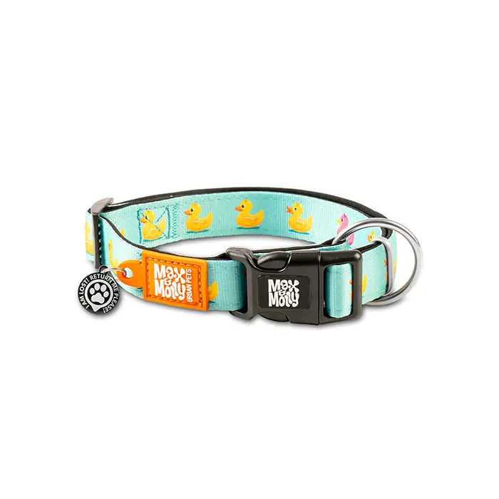 Max & Molly Smart ID Ducklings Dog Collar for Large Breeds