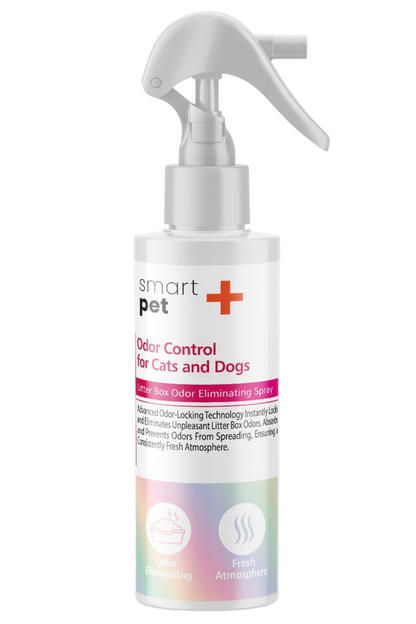 Spray de control de olores para gatos y perros SmartPet+ 250ml